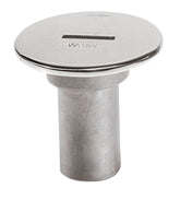 VETUS Deck entry "WATER", stainless steel (AISI 316) for hose Ø 38 mm, cover Ø 87 mm, slotted, L= 82.5 mm  CAPW38S